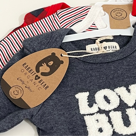 Rabbit Bear 3pc Long Sleeve Tops - Picture 5 of 6